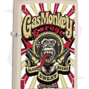 Zippo Lighter Tan Gas Monkey 11392