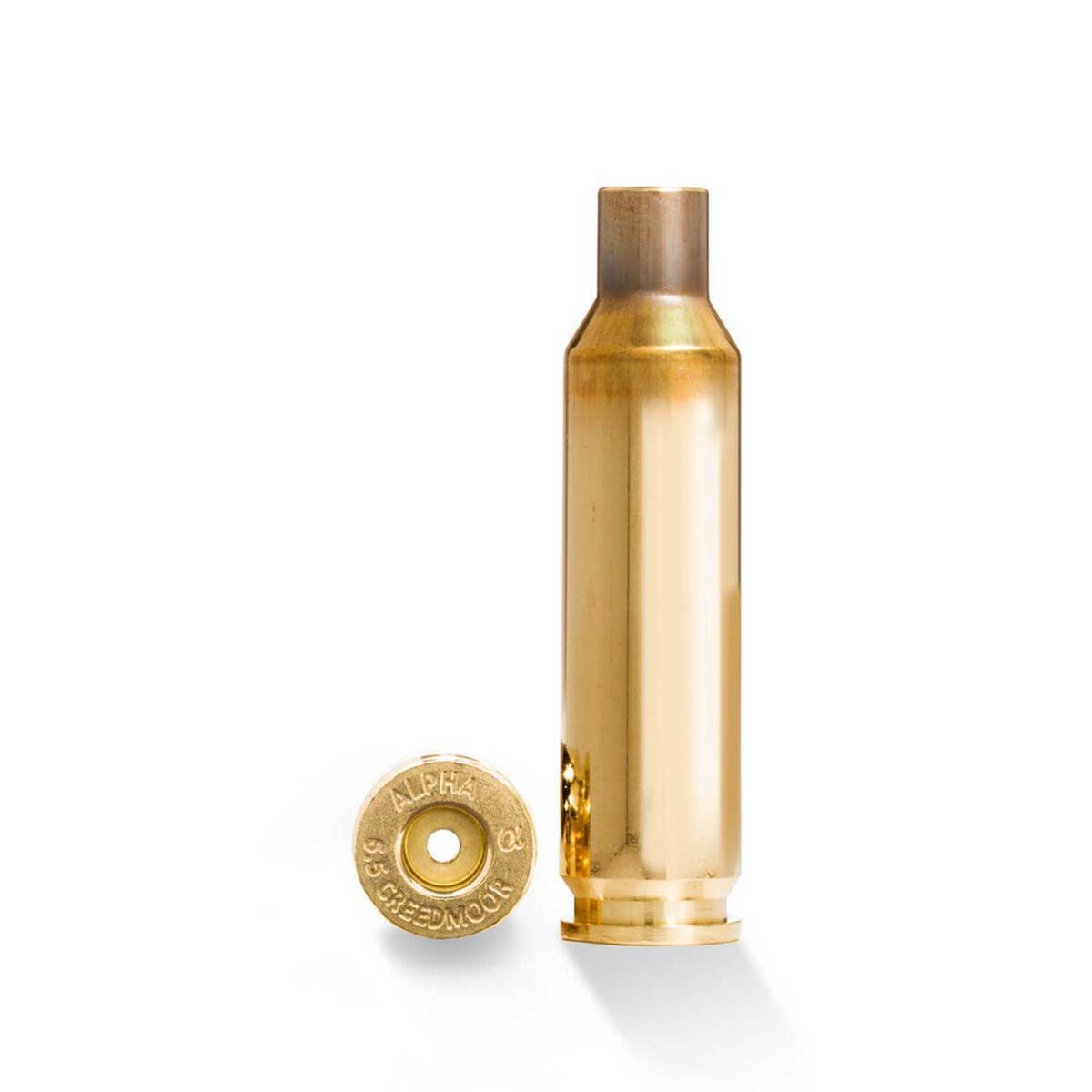 Alpha Munitions Unprimed 6.5 Creedmoor Rifle Reloading Brass - 100 Count