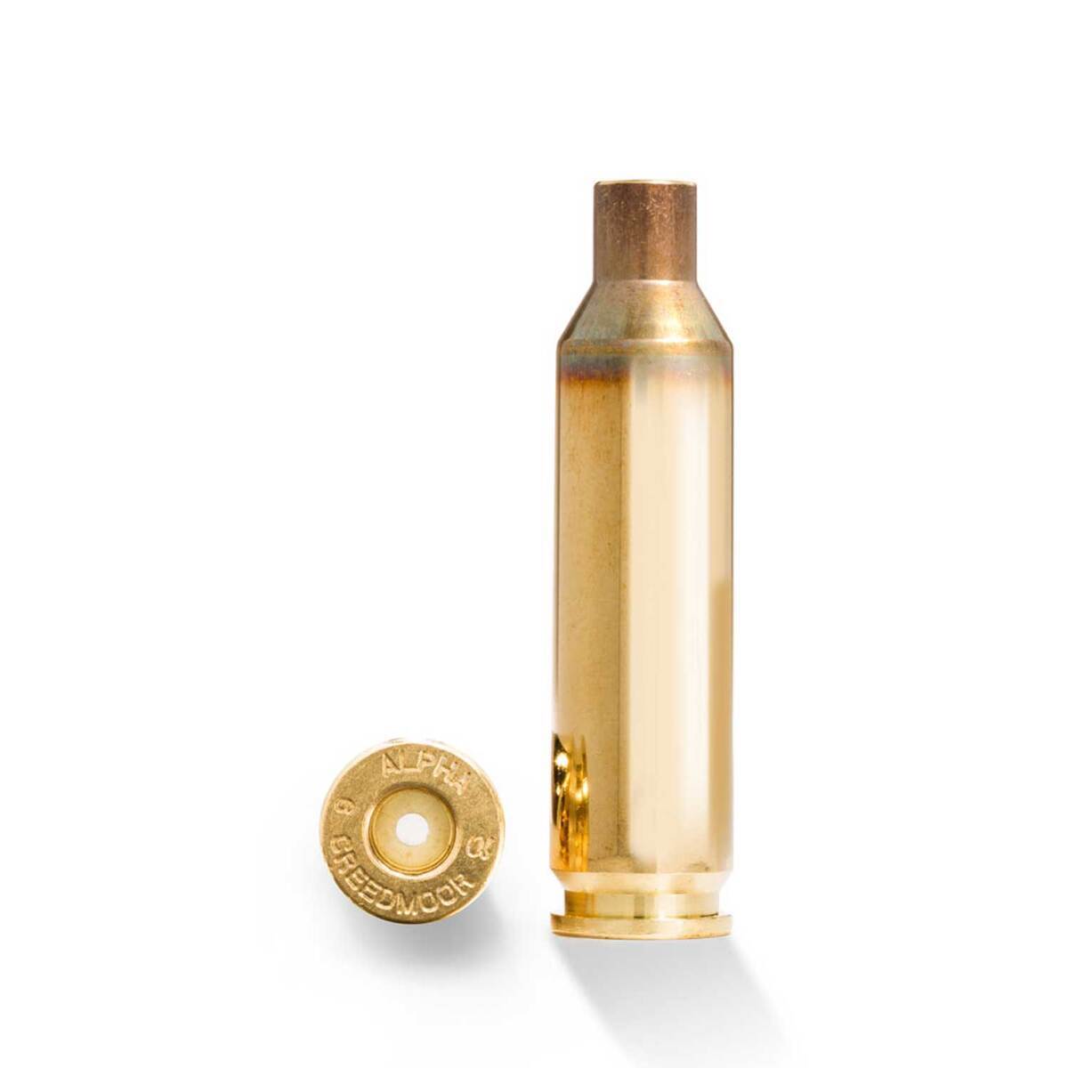 Alpha Munitions Unprimed 6mm Creedmoor Rifle Reloading Brass - 100 Count