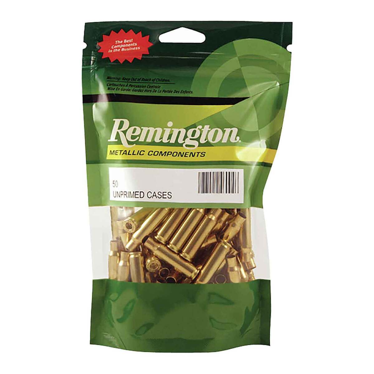 Remington Metallic Components 350 Remington Magnum Rifle Reloading Brass - 50 Count